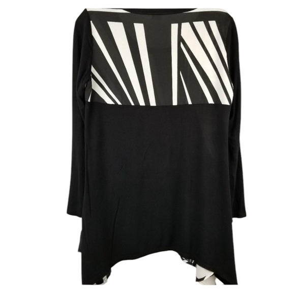 Sunny Leigh geo striped tunic - Picture 2 of 7